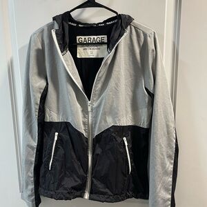 Garage Black and White Hooded Jacket